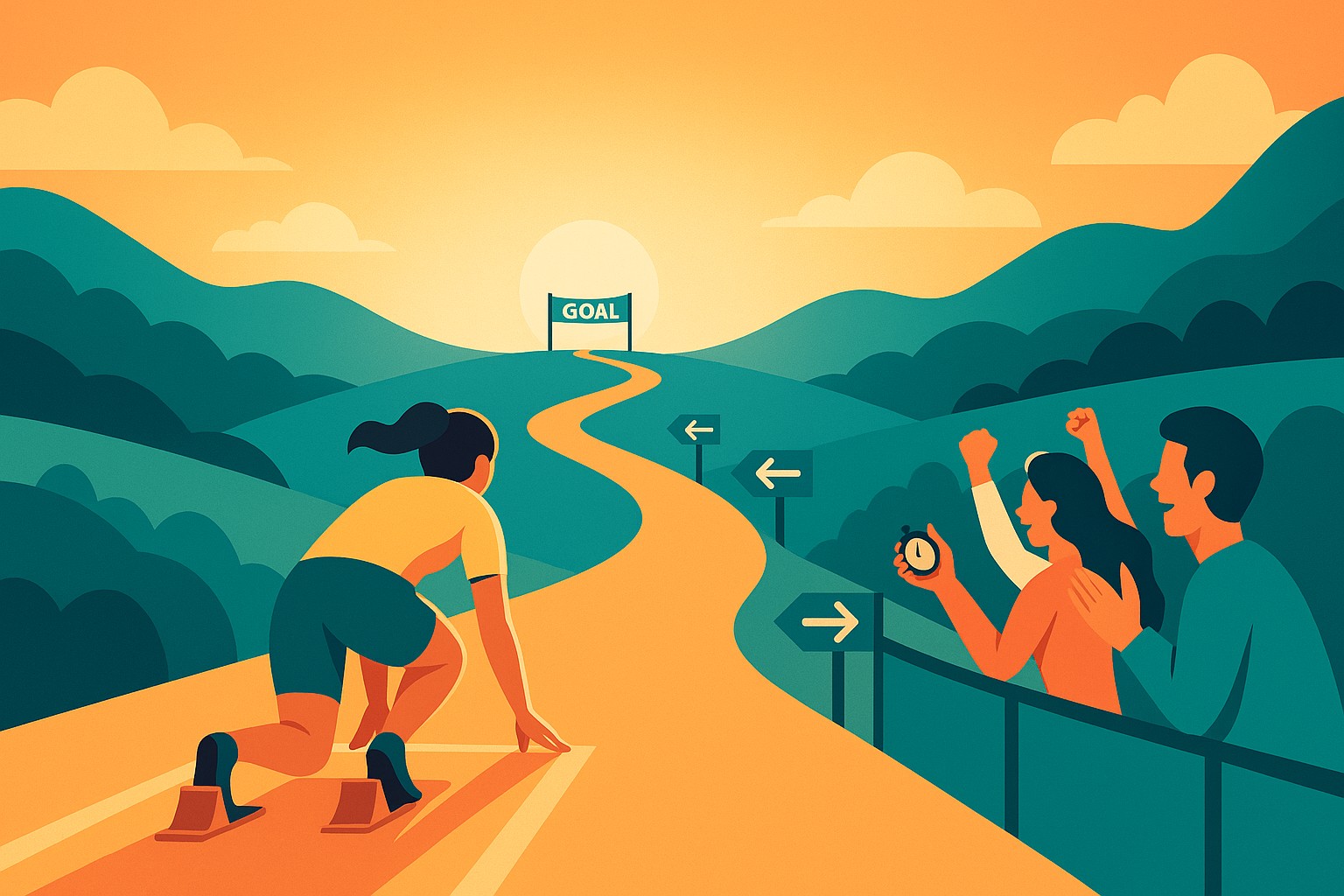 Út a cél felé — motivációs illusztráció a TerraPulse missziójához